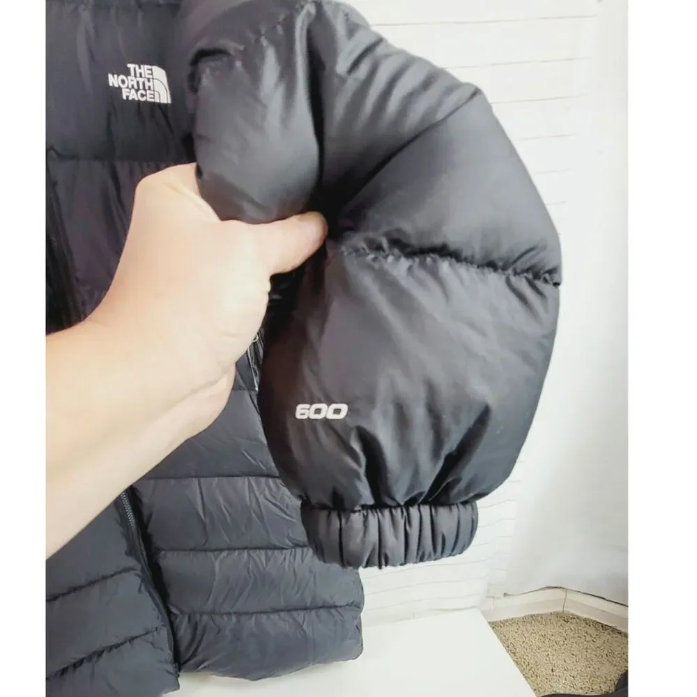 TNF Hydrenalite Water Repellent 600 Fill Power Down Jacket in Black, sz Medium